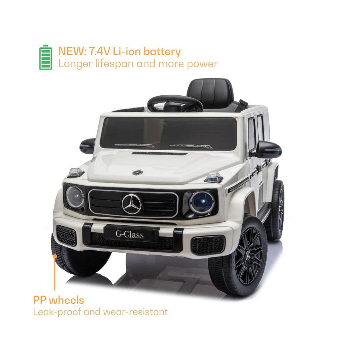 Mercedes-Benz G 580 Kids Electric Ride-On Car - YJ2580