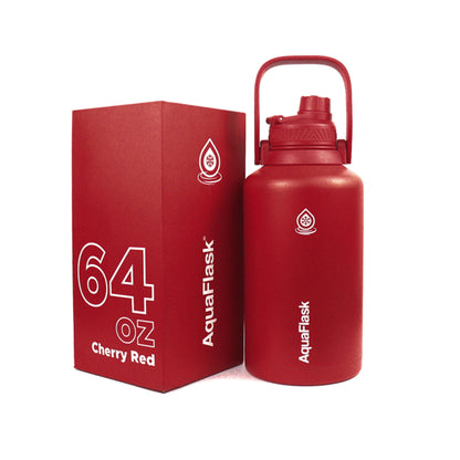 Aquaflask 1.9Lt Flask Cherry Red