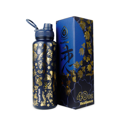 Aquaflask Koi 1182ml Flask Resilience Blue
