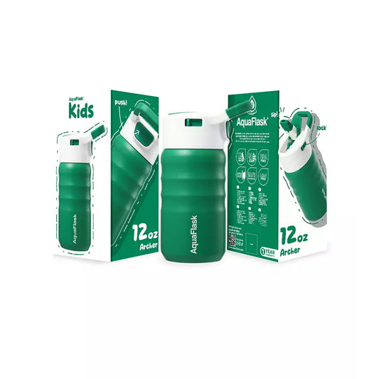 Aquaflask Kids Straw Sip 355ml Flask Archer