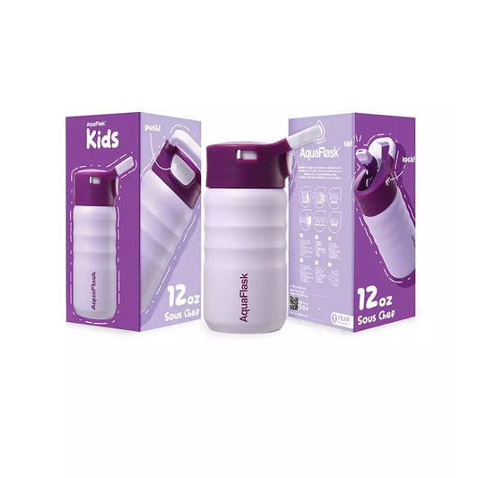 Aquaflask Kids Straw Sip 355ml Flask Sous Chef