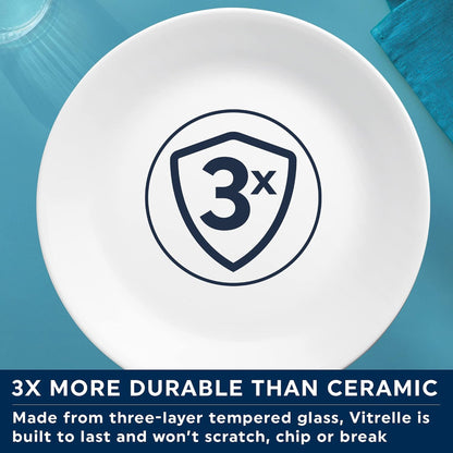 Corelle Bella Faenza 12 Piece Dinner Set White