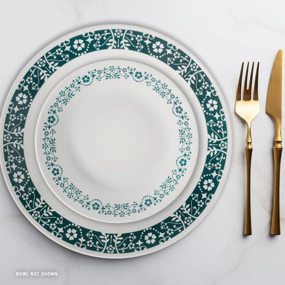 Corelle Penelope 18 Piece Dinner Set White