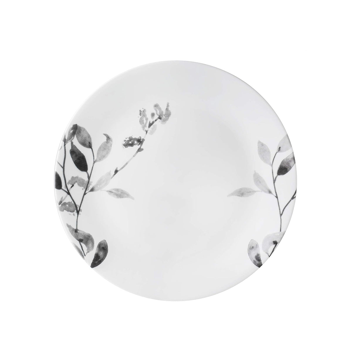 Corelle Boutique Misty Leaves 12 Piece Dinner Set White
