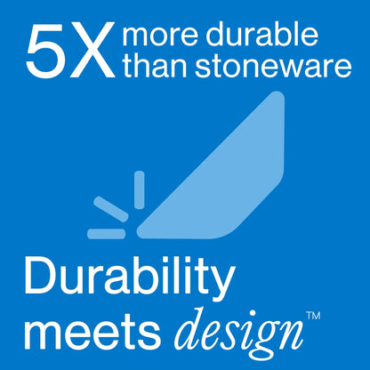 Corelle 5x more durable than stoneware