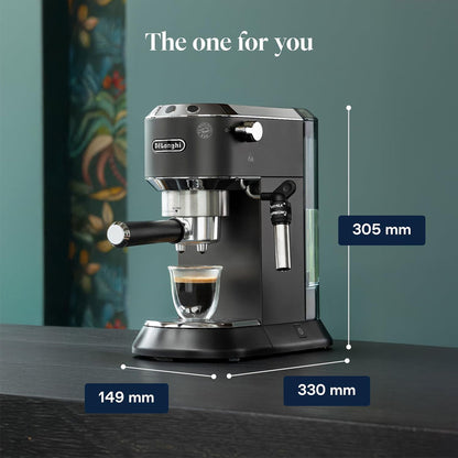 De'Longhi Dedica Deluxe EC685.BK with KG521.M Grinder - Black