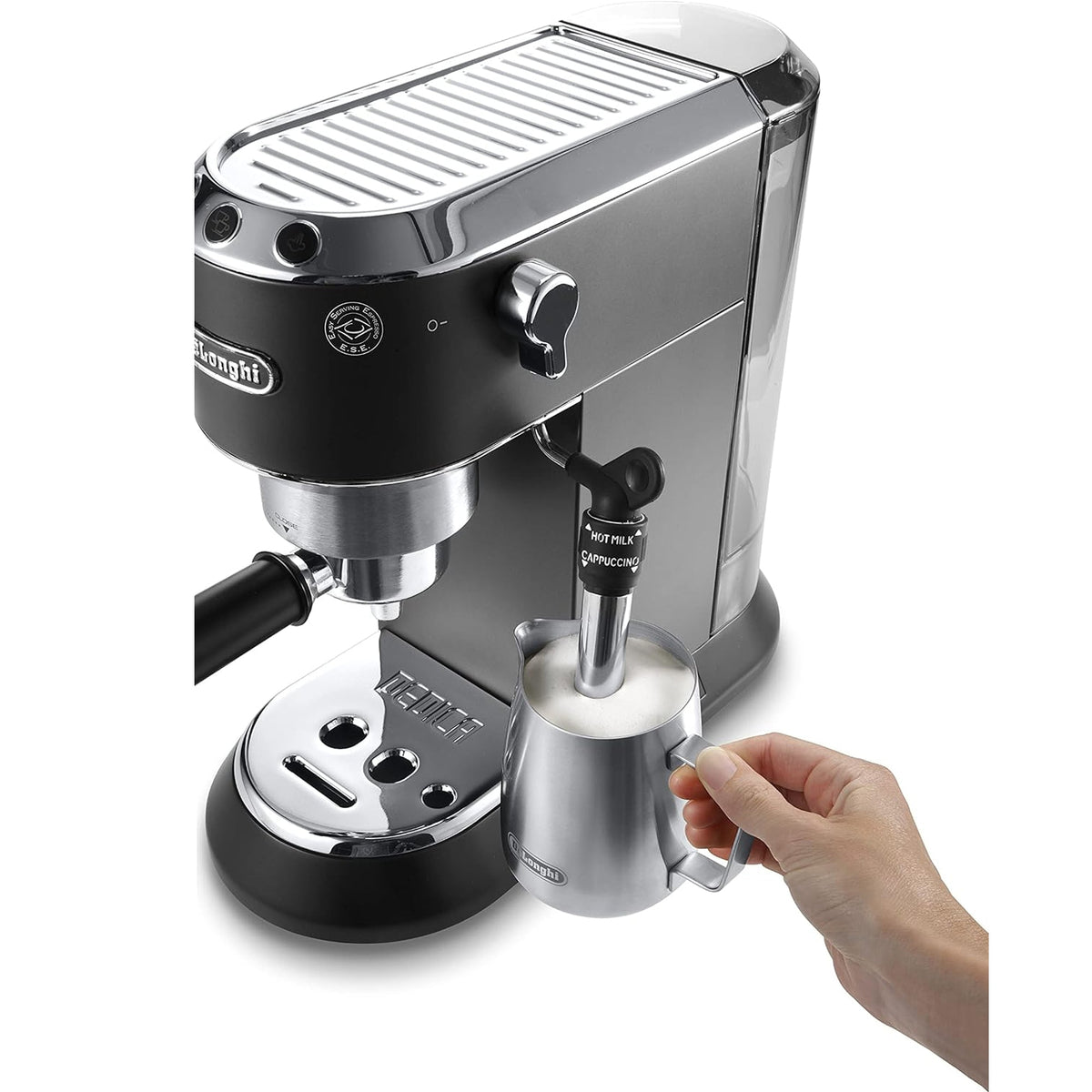 De'Longhi Dedica Deluxe EC685.BK with KG521.M Grinder - Black