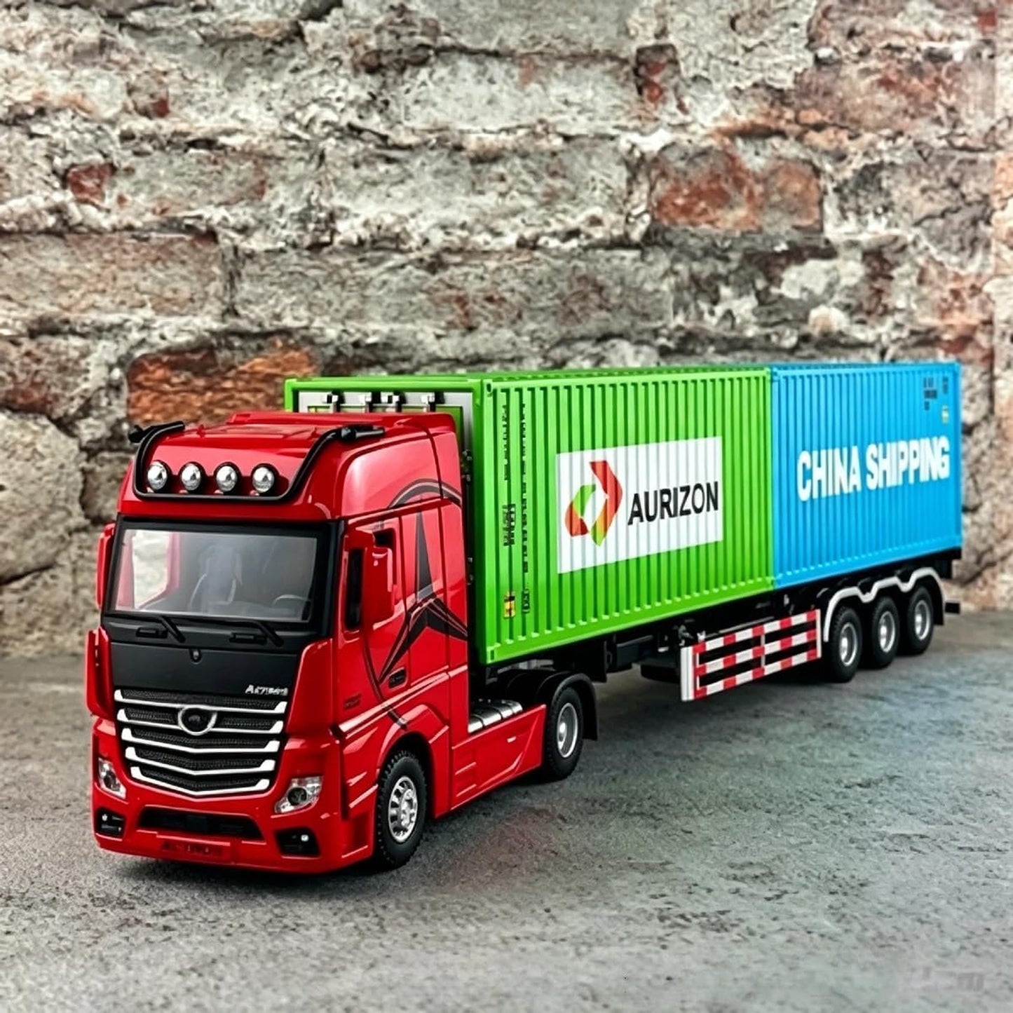 Pull-back Truck Blue & Green