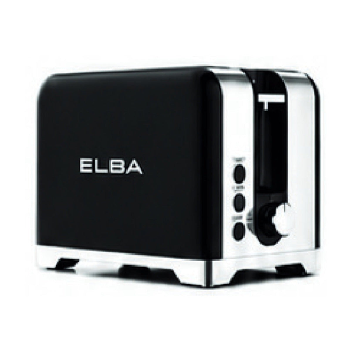 Elba Lusso 2 Slice Toaster Black