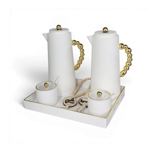 6 Piece Breakfast Server Set White