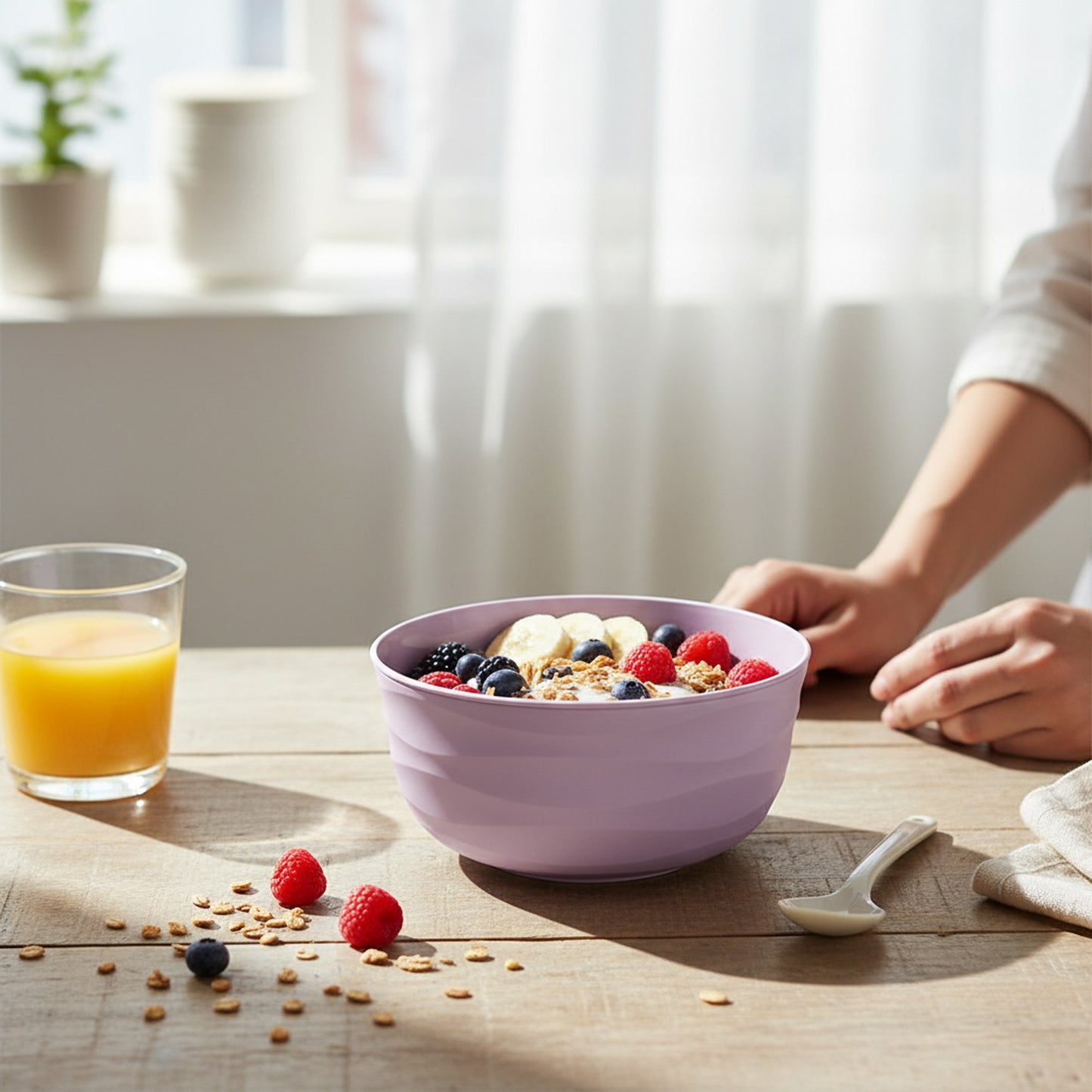 Pera 0.5Lt Round Bowl Pink