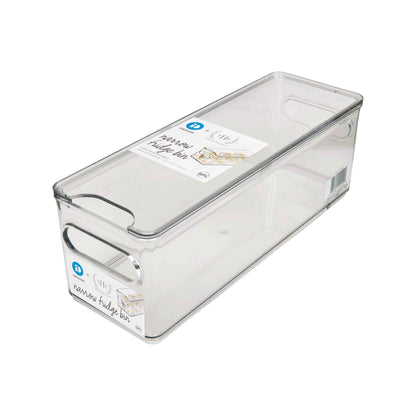 iDesign The Home Edit Narrow Fridge Bin Clear