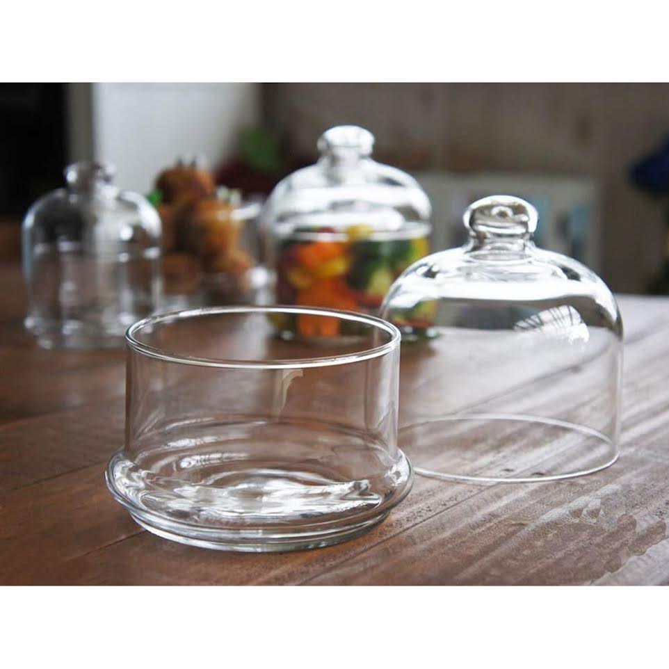 Kitchen Life Basic Jam Jar Base with Dome Clear
