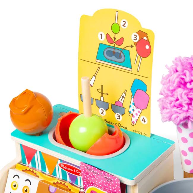 Melissa & Doug Fun at the Fair Carnival Candy Play Set Multicoloured