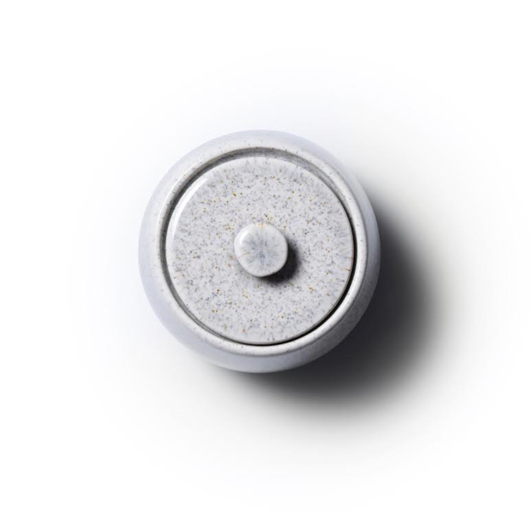 JAN Ashes & Olive Sugar Pot Grey