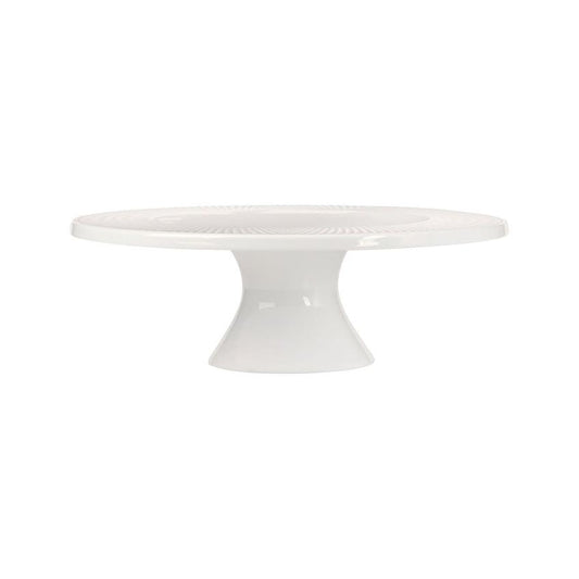 Maxwell & Williams 25cm White Basics Footed Cake Stand White