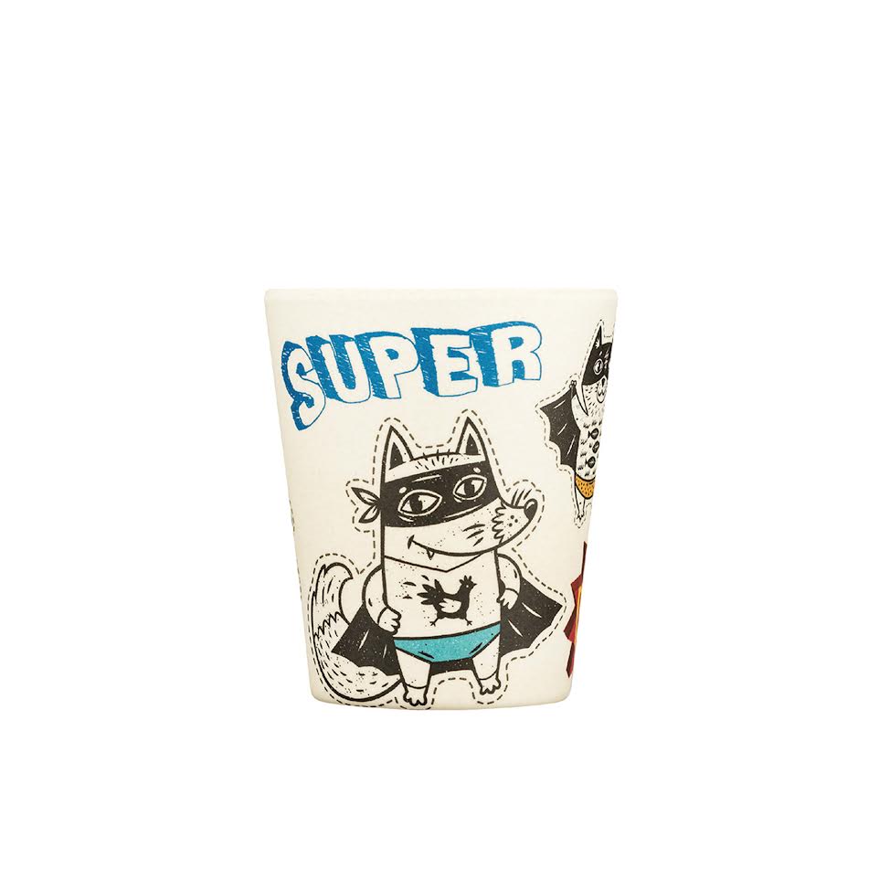 Kitchen Life 250ml Superhero Fuel BooCup White