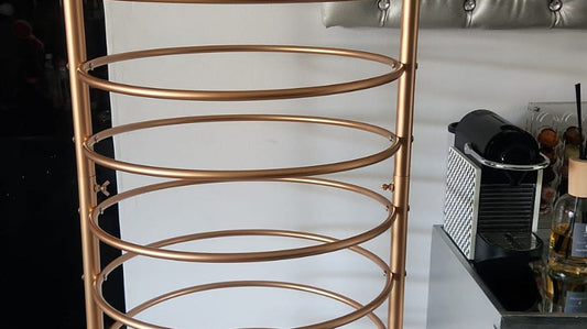 XL Spiral Hijab Stand Gold