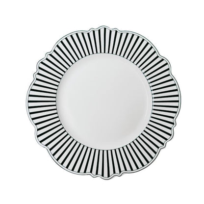 Jenna Clifford Ivory Noir 30cm Charger Black & White