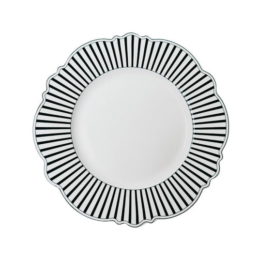 Jenna Clifford Ivory Noir 30cm Charger Black & White