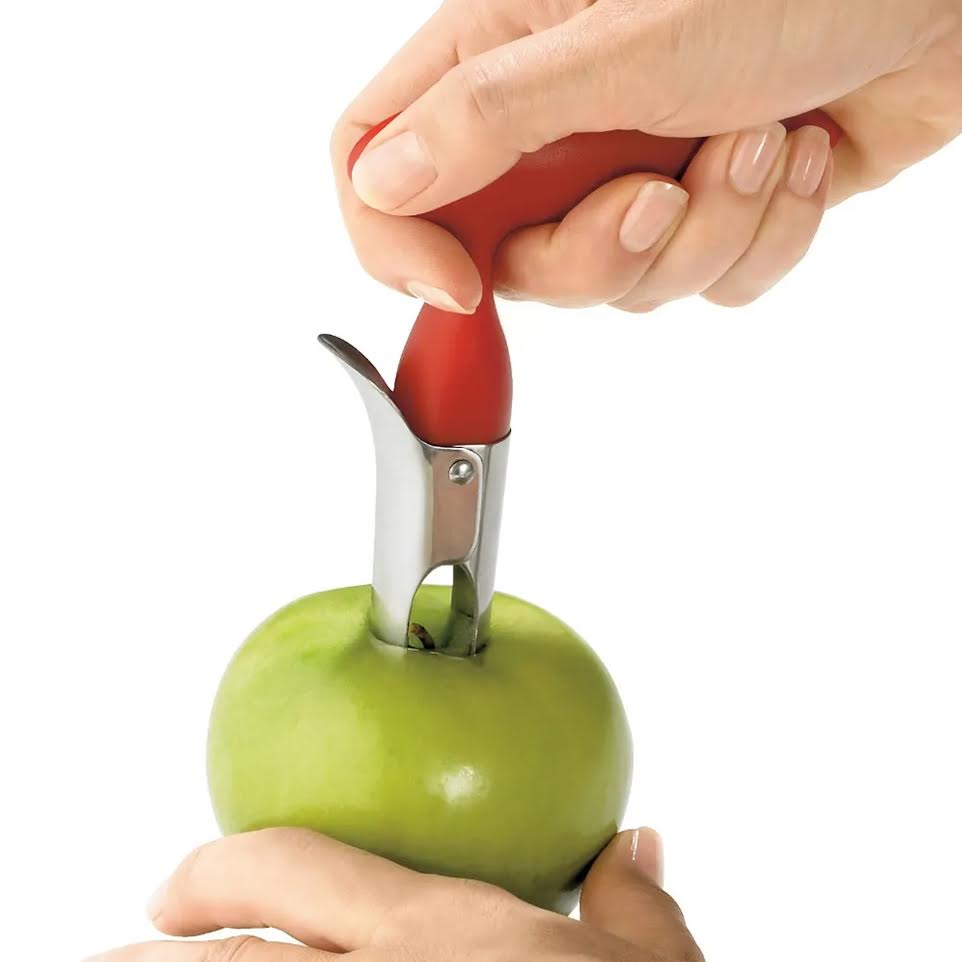 Cuisipro 18cm Stainless Steel Apple Corer Red