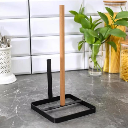 Five Paper Towel Holder Black
