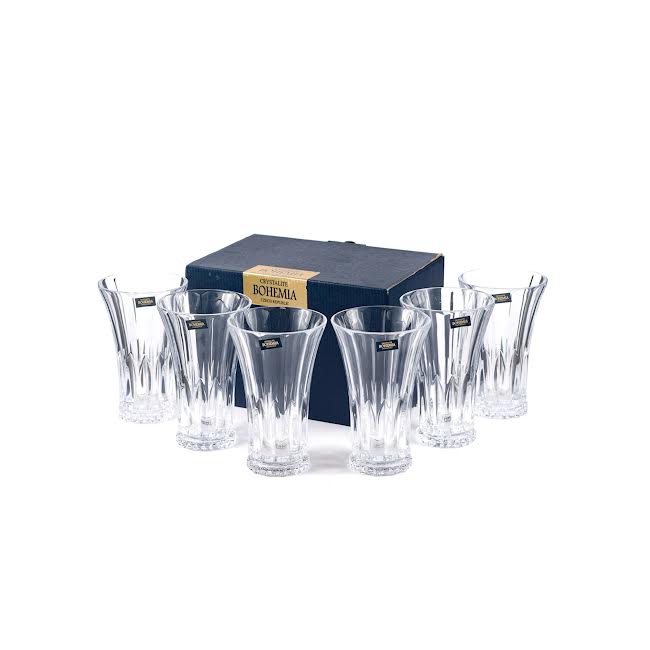 Bohemia Wellington 340ml 6 Piece Glass Set Clear