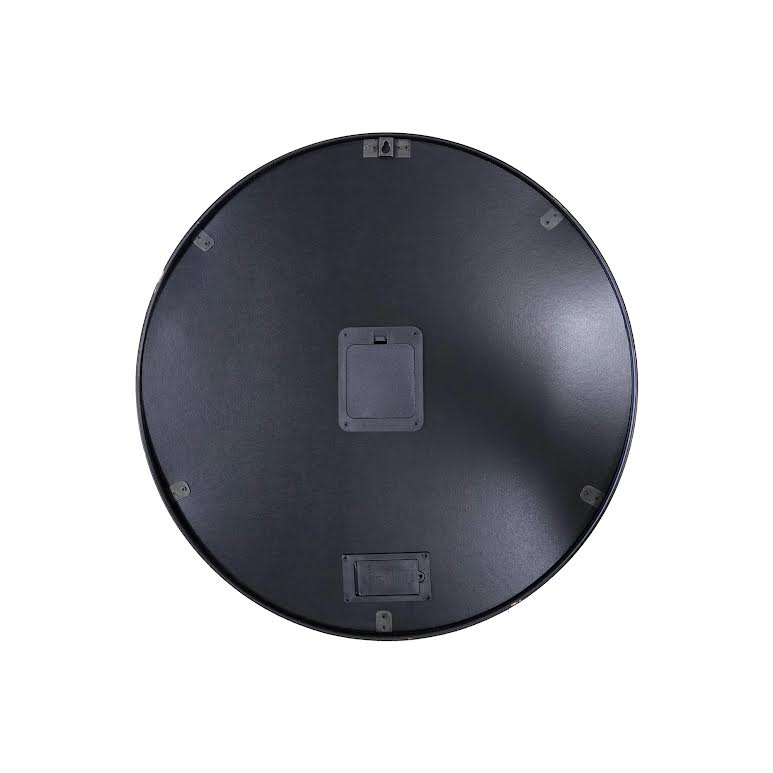 Marco World Map Industrial Silver Metal 60cm Moving Gears Wall Clock Gold