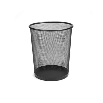 Hillhouse 26cm Wire Wastepaper Basket Black