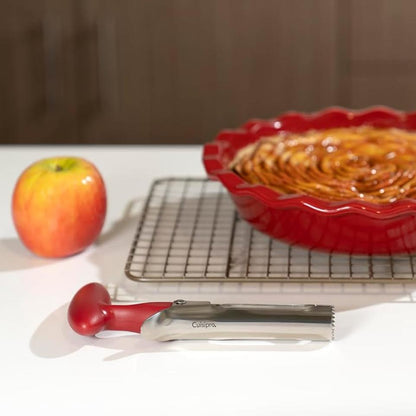 Cuisipro 18cm Stainless Steel Apple Corer Red