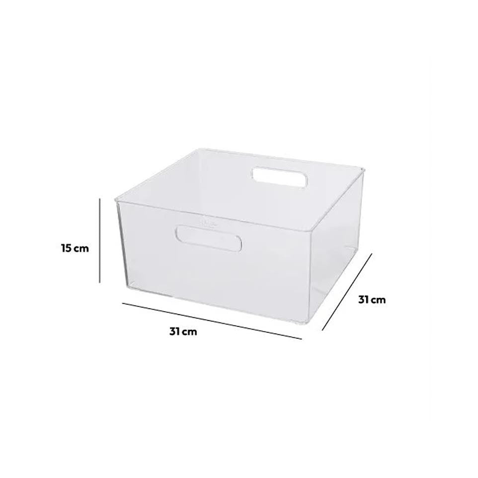 Five Selena 31 x 15cm Storage Basket Clear