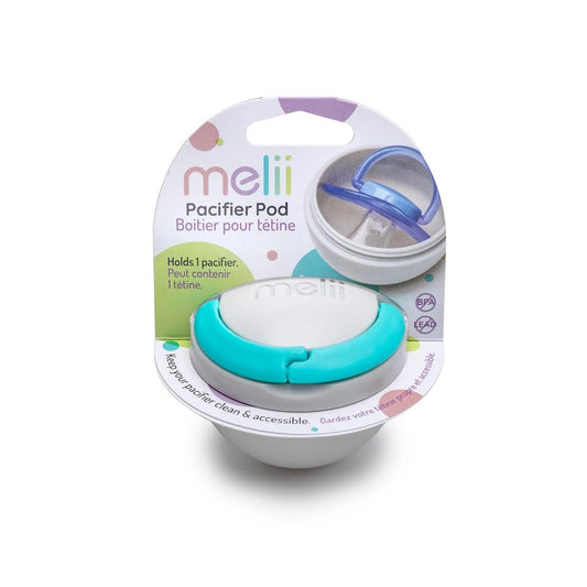 Melli Pacifier Pod Blue & Grey
