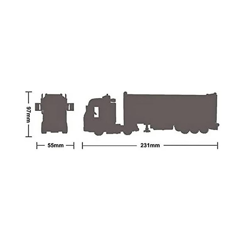 Wange Container Truck 352 Piece Building Block Set
