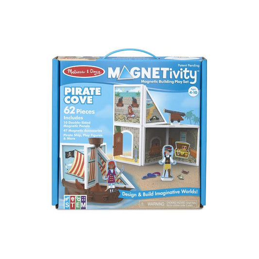 Melissa & Doug 62 Piece Magnetivity Pirate Cove