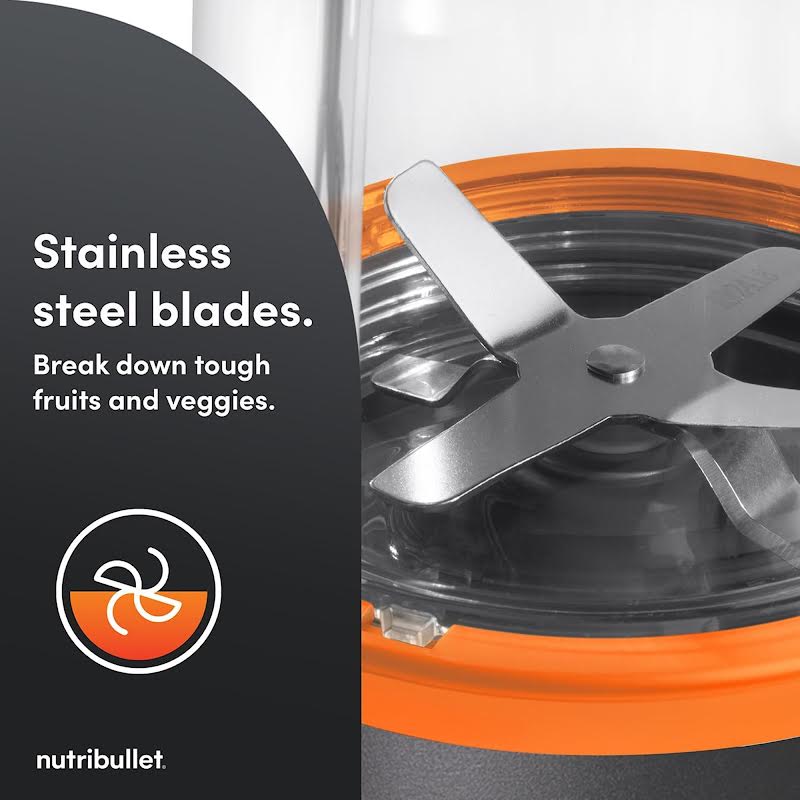 Nutribullet x McLaren 900 Series Blender Grey with Papaya Trimming