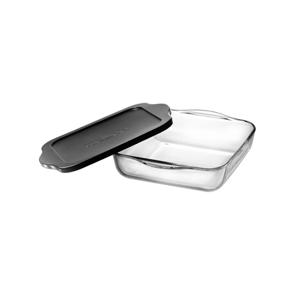Borcam 2Lt Casserole with Lid Black