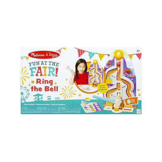 Melissa & Doug Fun at The Fair! Wooden Ring The Bell Game Multicoloured