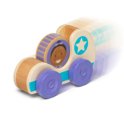 Melissa & Doug Go Tots Blue Star Car Multicoloured
