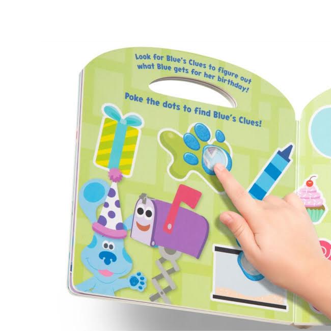 Melissa & Doug Blues Clues Poke-A-Dot – Shapes with Blue Multicoloured