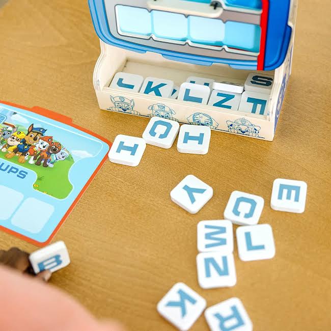 Melissa & Doug Paw Patrol Wooden See & Spell Pup Pad Game Multicoloured