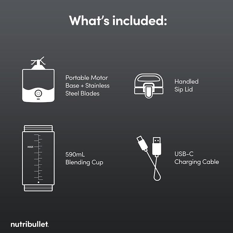 Nutribullet x McLaren Portable Blender Papaya