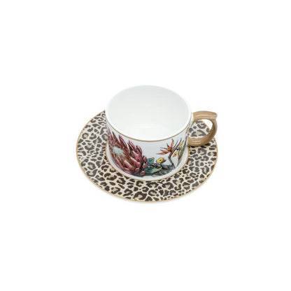 Jenna Clifford Wild Bloom 4 Piece Cup & Saucer Set Multicoloured