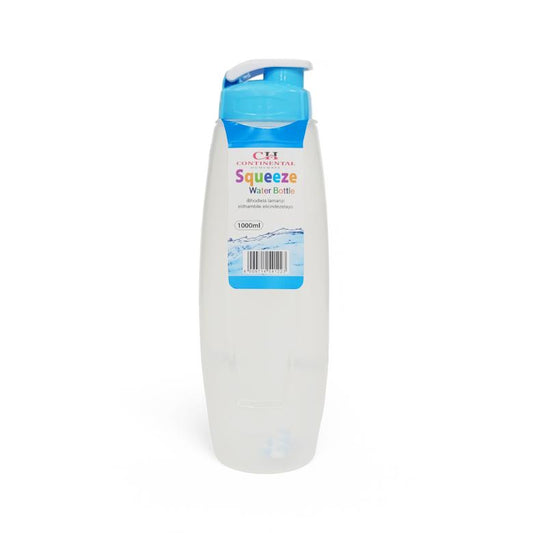 CH 1Lt Jambo Water Bottle Clear with Blue Lid