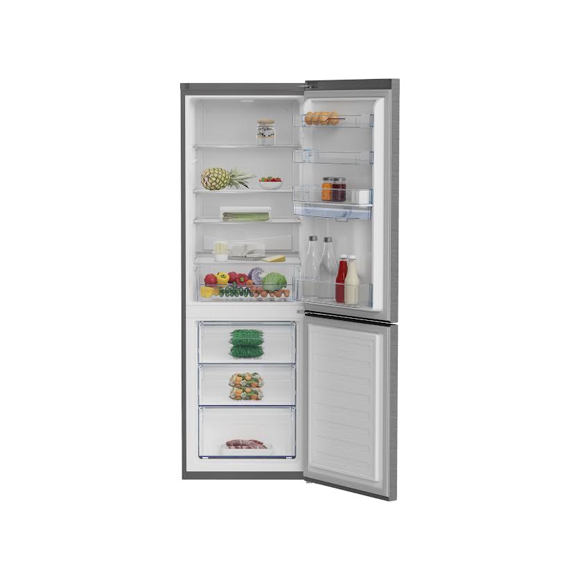 Defy 348L Fridge Freezer with Water Dispenser Metallic