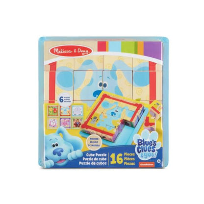 Melissa & Doug Blues Clues & You 16 Piece Cube Puzzle Multicoloured