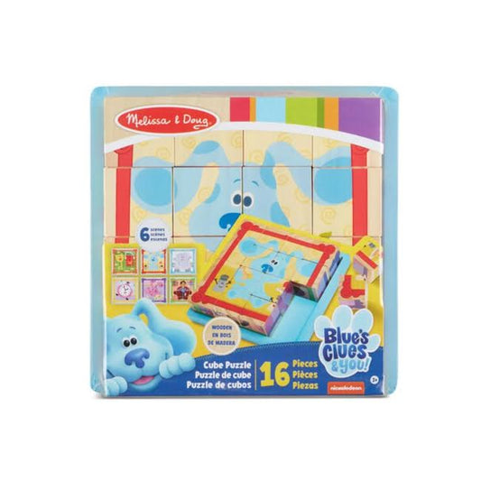 Melissa & Doug Blues Clues & You 16 Piece Cube Puzzle Multicoloured
