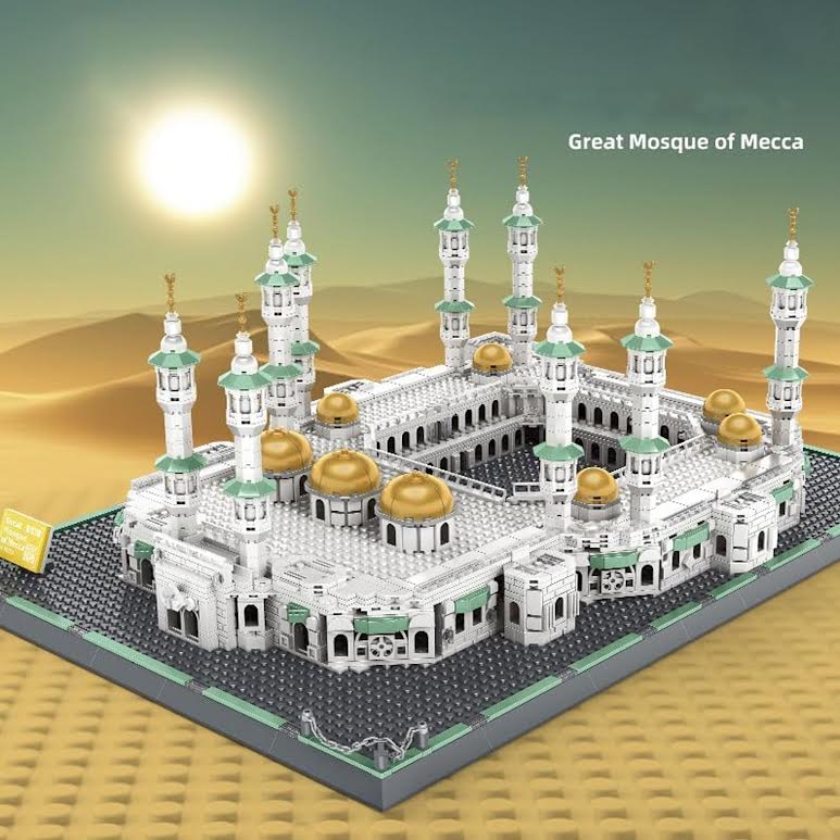 Wange Great Mosque of Mecca 2291 Piece Building Block Set