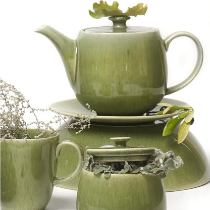 JAN Ashes & Olive Side Plate Green