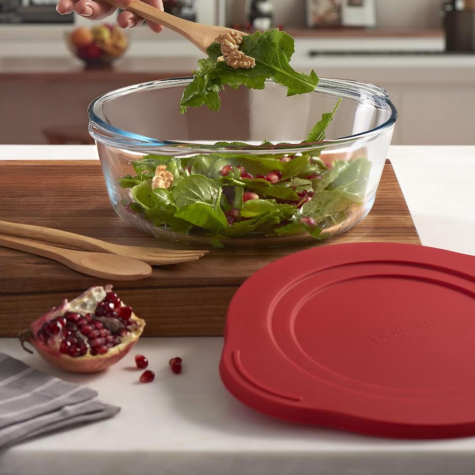 Borcam 1.45Lt Casserole with Lid Red