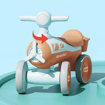 Kids Balance Scooter Blue & Orange